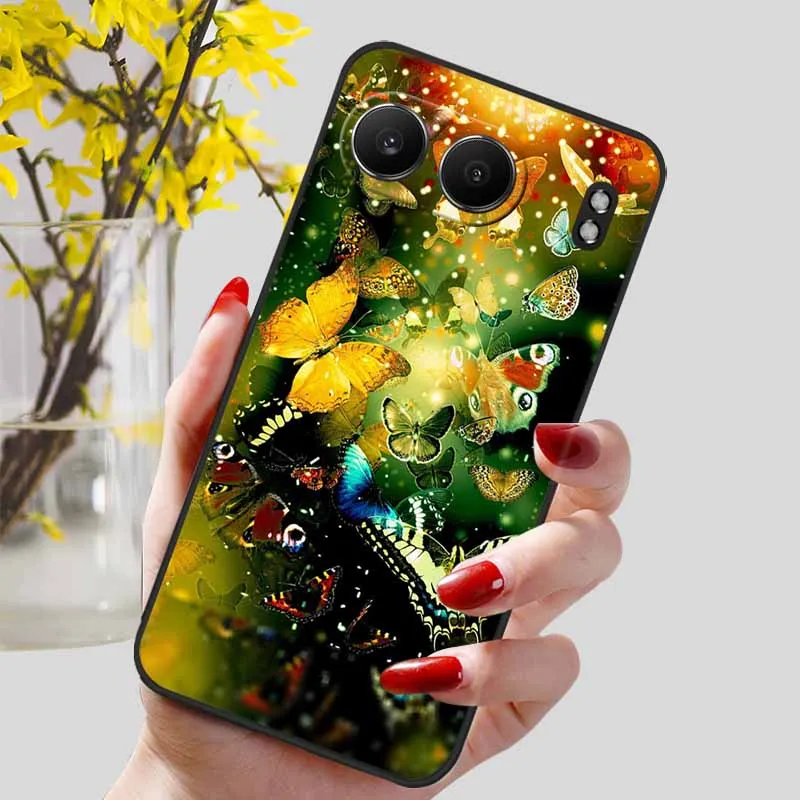 Elegant Black Marble TPU Soft Phone Cover - Fashionable Silicon Back Protector