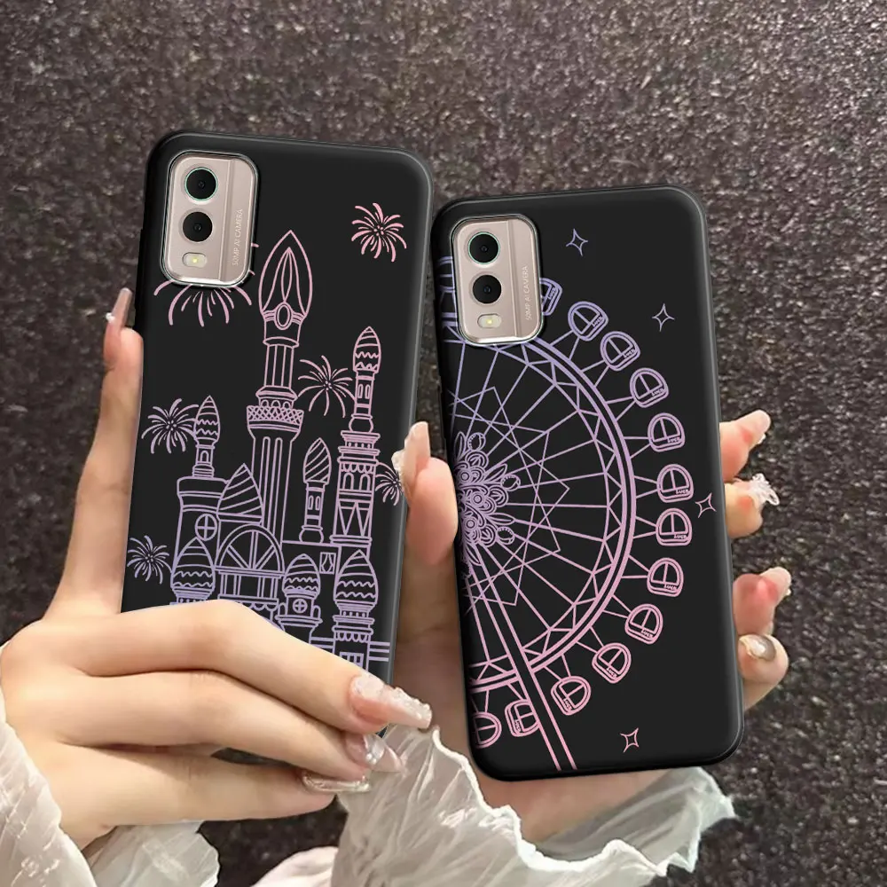Elegant Floral Soft Silicone Cartoon TPU Phone Case - Luxury Back Cover s