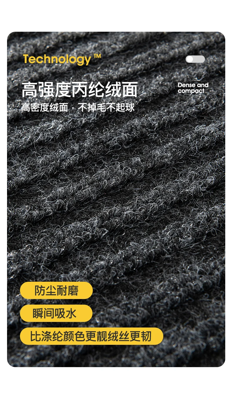 

GY0194 Entrance doormat, dust removal, anti slip, wipe free, wash resistant, and dirt resistant doormat, kitchen entrance carpet