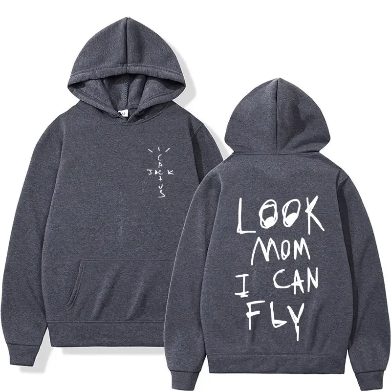 thumbnail image 1 of Sudadera con capucha para hombre y mujer, suéter con estampado de álbum rapero, Cactus Jack, moda informal, estilo Hip Hop, ropa de calle de gran tamaño, 1 of 5
