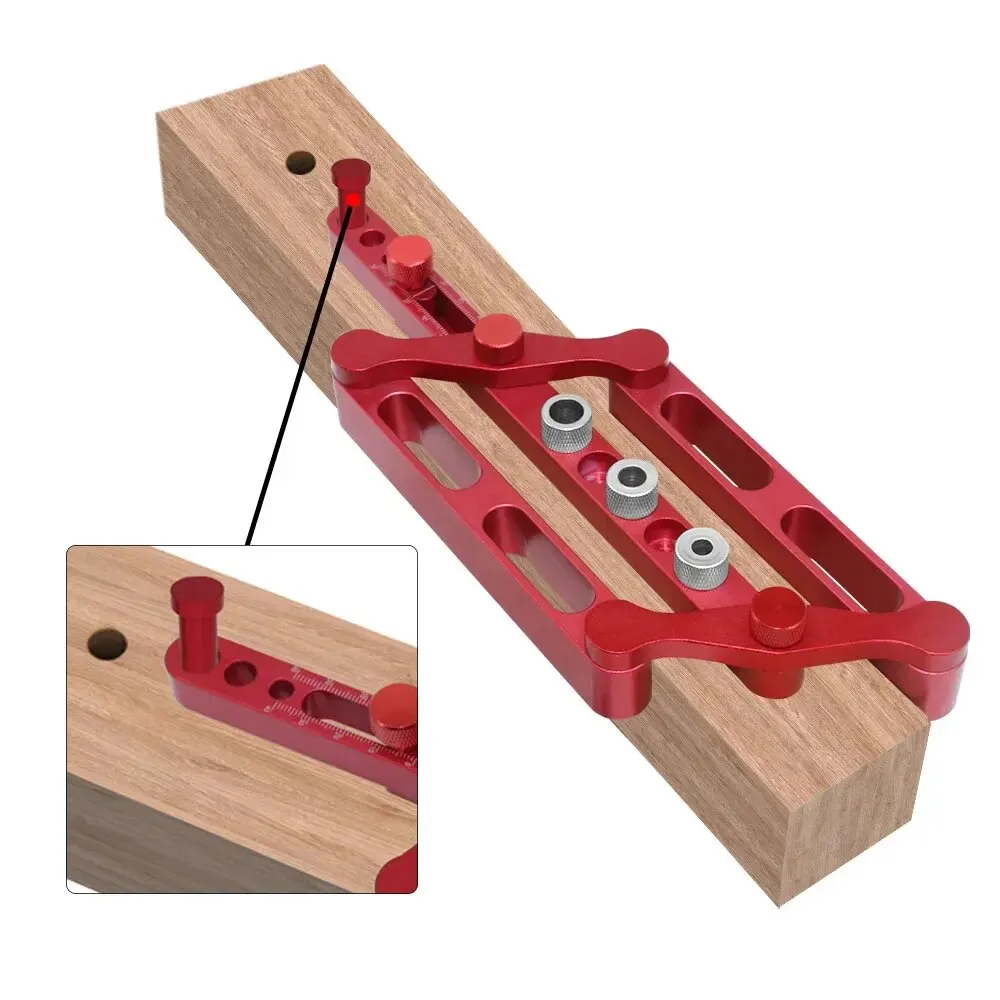 Gabarit De Perçage Métrique Pour Tourillons, Guide Centrage Bois, Neuf, Acier Allié