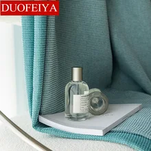 

Japanese Light Luxury Solid Color Cotton and Linen Blackout Curtains for Living Room Bedroom Finished Product Customization