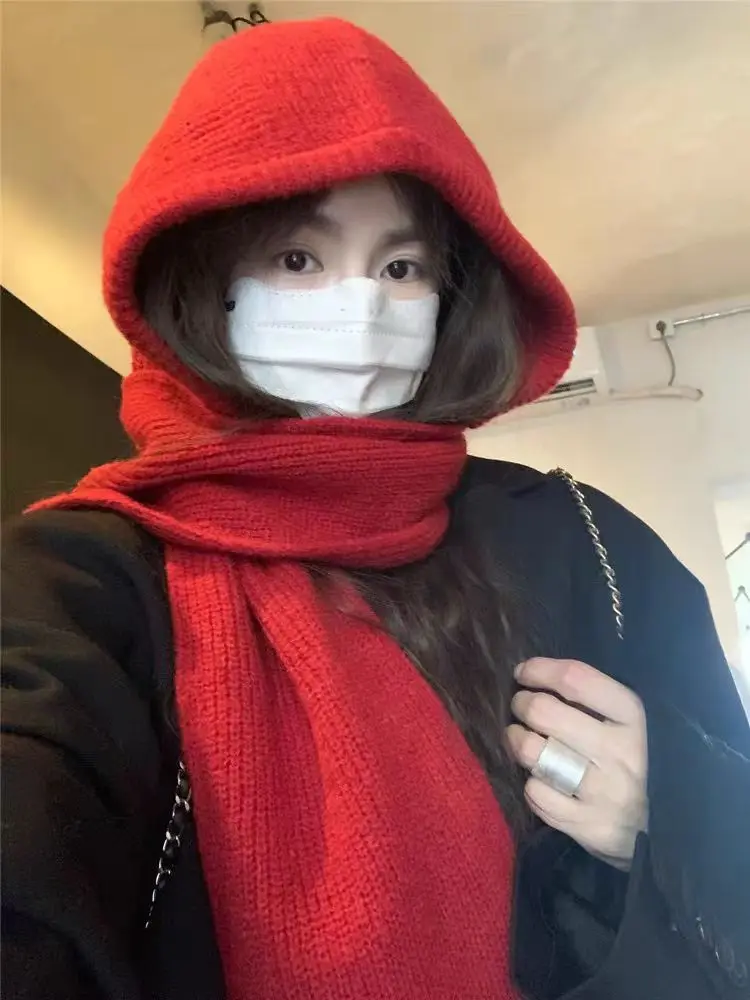 Large bow tie hoodie - red