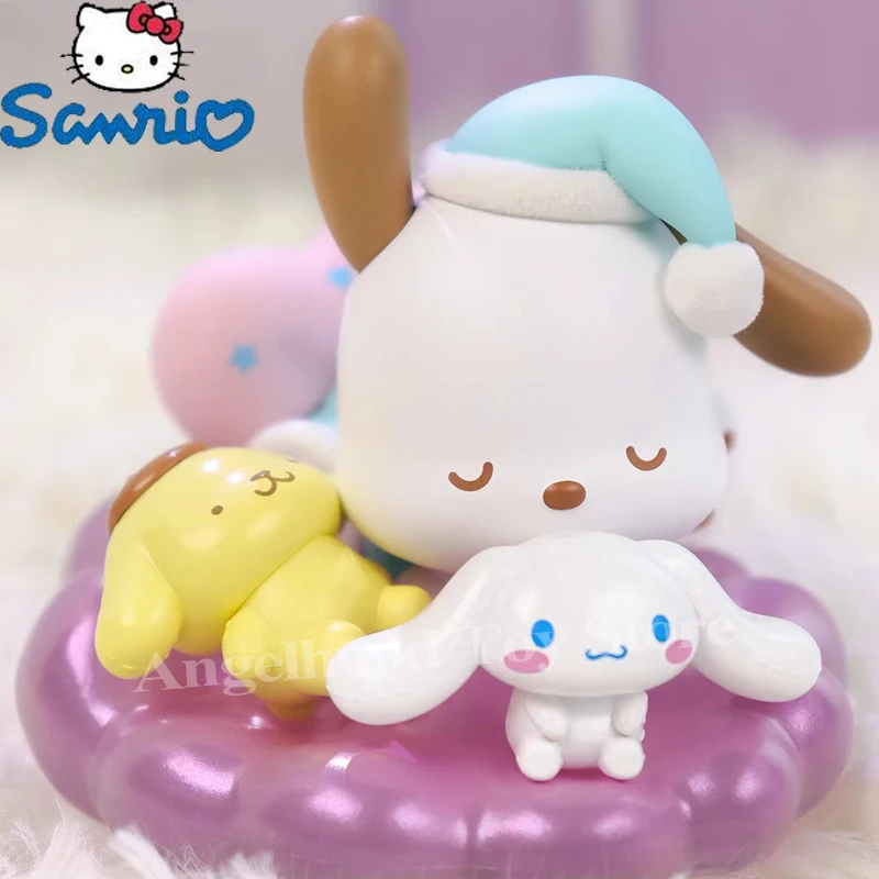 

Sanrio Genuine Good Dream Elevator Cinnamoroll Pochacco Pom Pom Purin Figure Anime Action Figurine Model Statue Doll Toy Gift