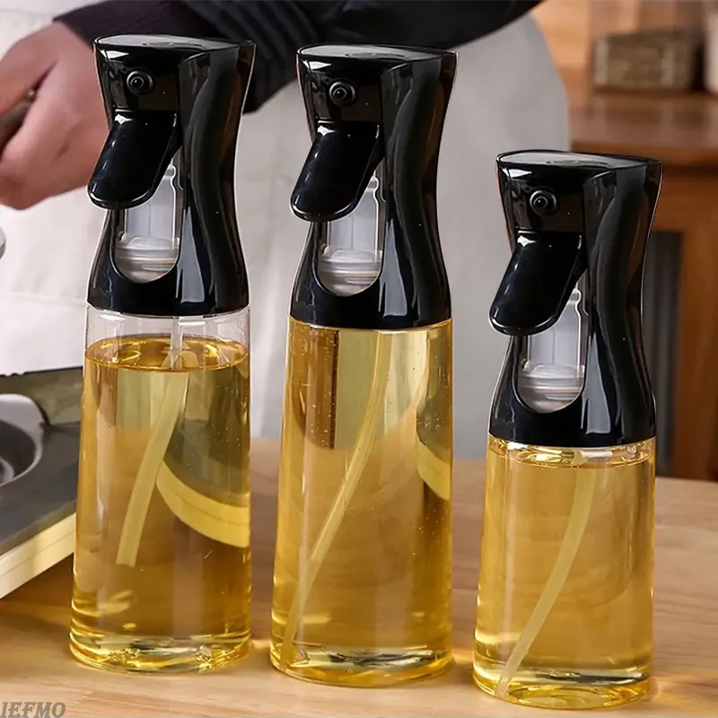 200/300/500ml Olive Oil Spray Bottle Creative Dispenser for Salad BBQ Cooking Baking Air Fryer Spray Picnic Kitchen Gadgets