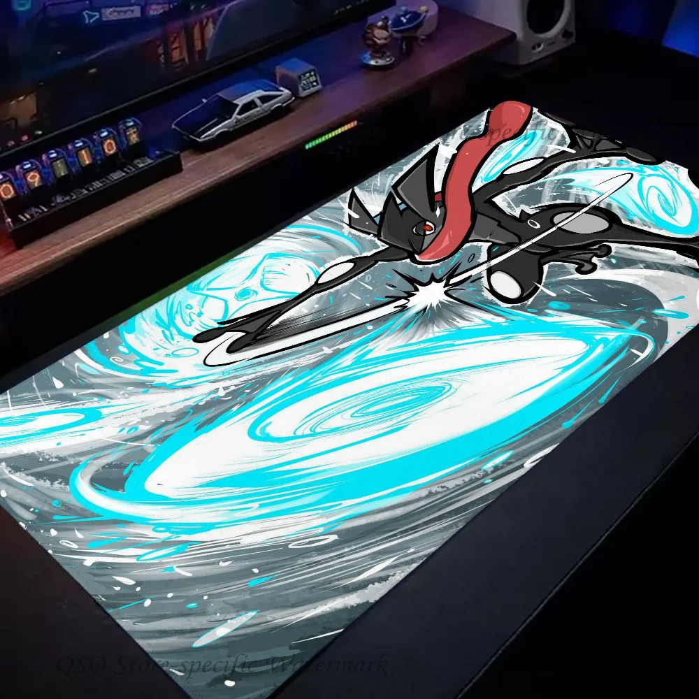1pc P-Pokemon Greninja Floor Mat Mouse Mat Desk Mat With Pad Gaming Accessories Prime Gaming XXL Keyboard Pad Padding Mat 4