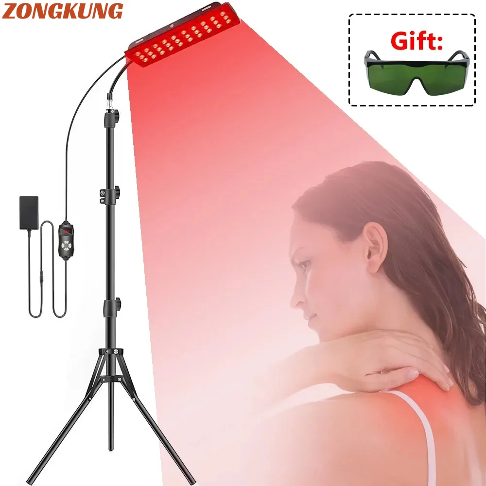 Red Light Panel Lamp 660nm&850nm Wavelengths Beauty Infrared Lamp for Relieve Body Fatigue Optimize Health Gadgets Dropshipping