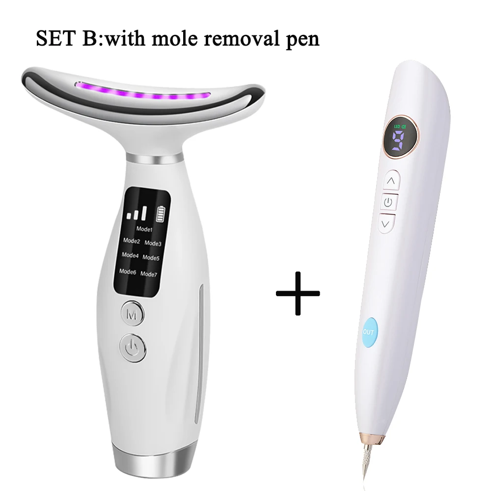 جهاز تجميل الوجه للرقبة، تدليك الاهتزاز للوجه والر...