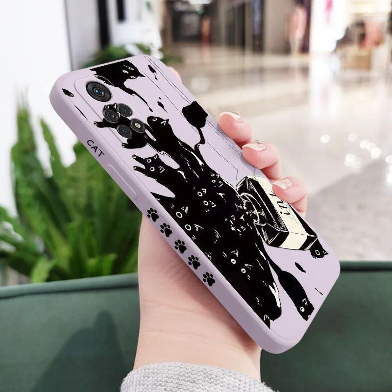 thumbnail image 1 of Funda de teléfono de gato travieso para Xiaomi Redmi Note 13, 12, 12S, 11, 11S, 10, 10A, 10T, 10S, 9T, 9, 8, 7 Pro Plus, 10C, 9T, 4G, 5G, 1 of 5