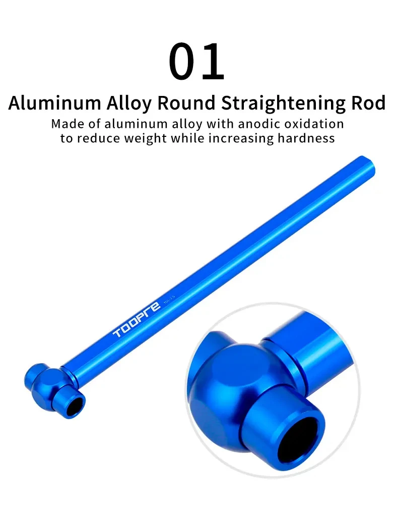 TOOPRE Fahrradrahmen Schwanzhaken Haarglätter Hebe Lug Pull Tool Schaltauge Haarglätter MTB Fahrrad Schwanzhaken Aligner – Detail 4