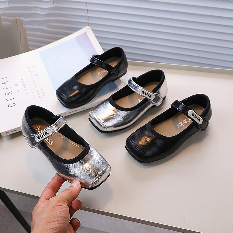 

Детская обувь для девочек, обувь из искусственной кожи, классические туфли для девочек, туфли принцессы, Туфли Мэри Джейн, детские туфли на плоской подошве для девочек