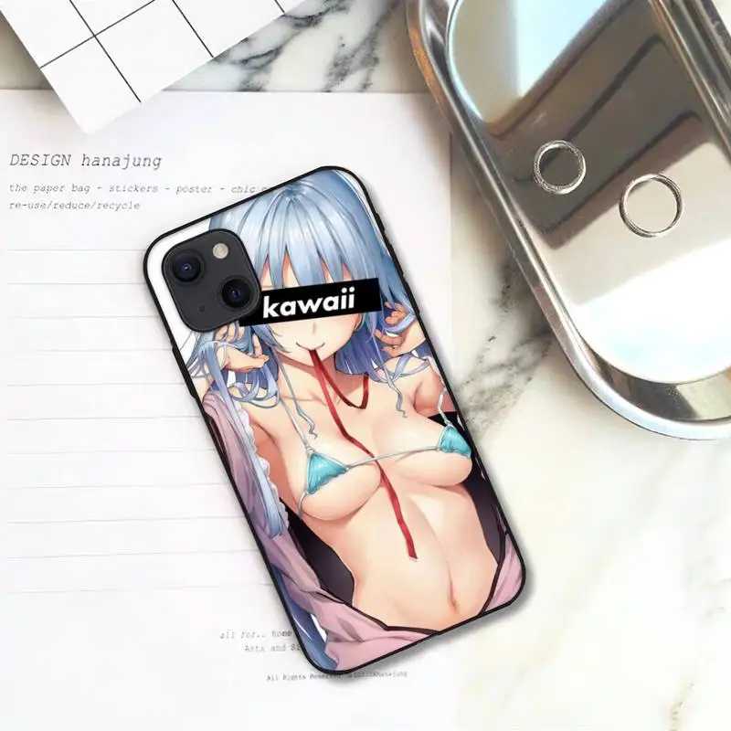 Anime Hentai Onee Chan kawaii Phone Case For iPhone 11 12 Mini 13 Pro XS Max X 8 7 6s Plus 5 SE XR Shell iphone se silicone case