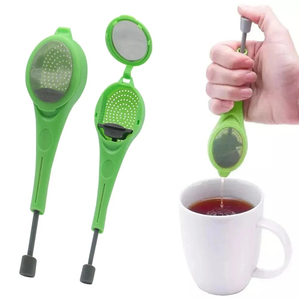 Deluxe Reusable Tea & Coffee Infuser with Built-in Plunger