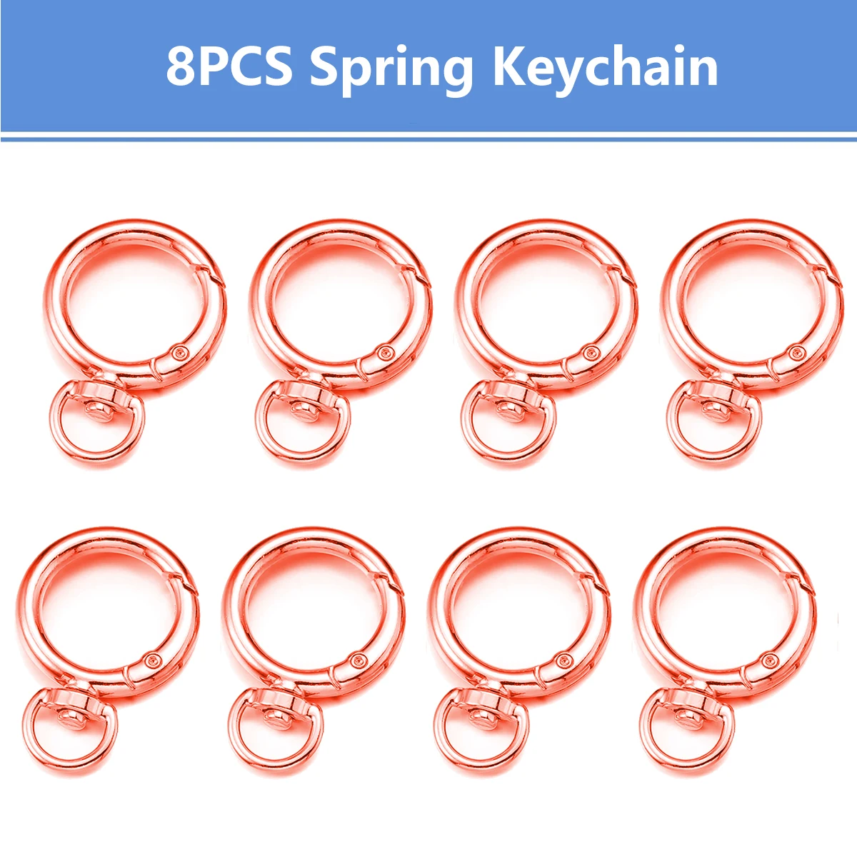 Versatile Metal Alloy O-Ring Key Hooks