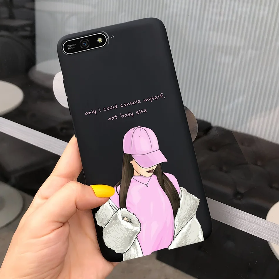 Lovely Printed Soft Silicone Phone Case - 5.7 Inch Back Cover