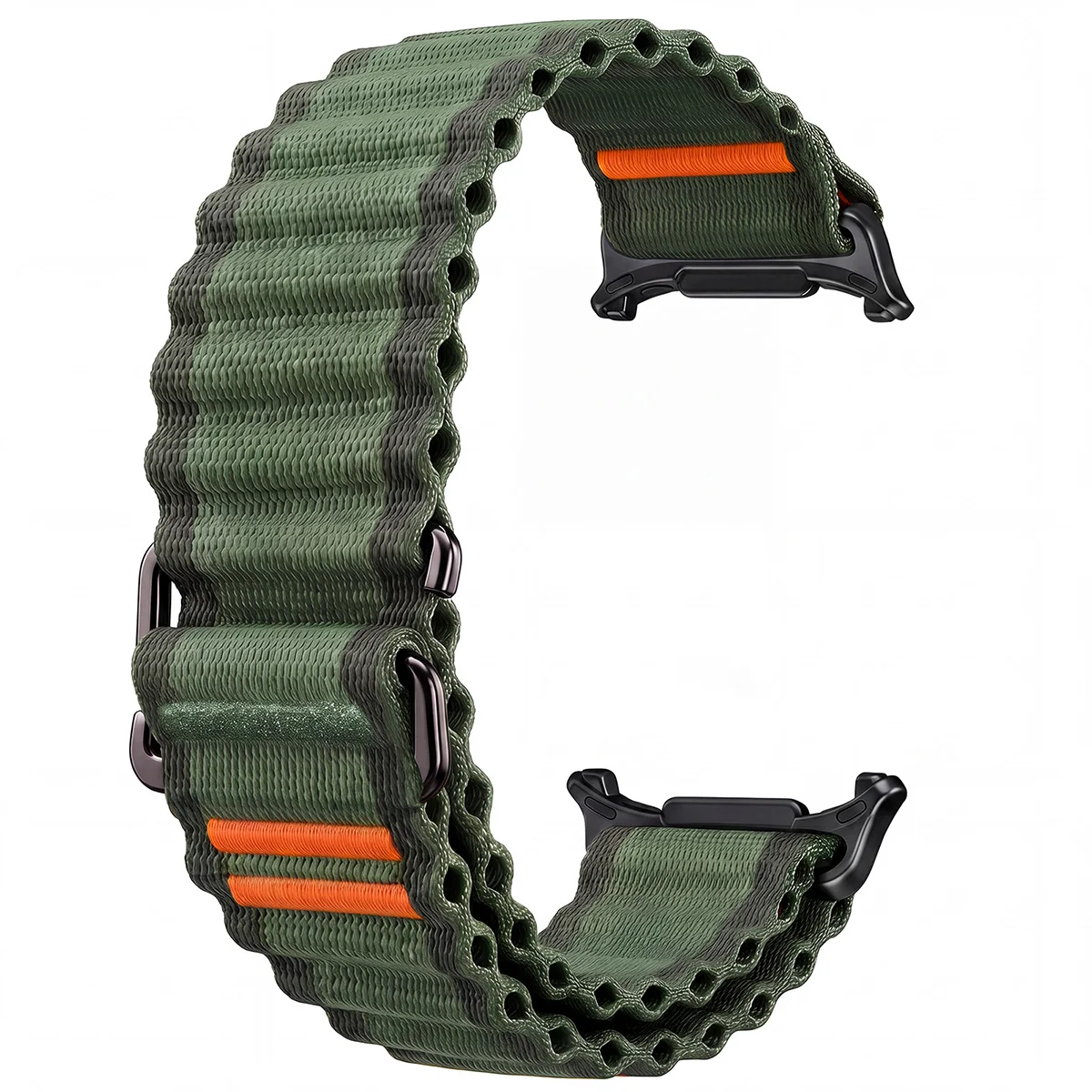 Trail Band Nylon Loop Strap for Smartwatch Accessories - No Gaps Design