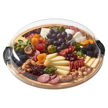 Round Wooden Charcuterie Board 1
