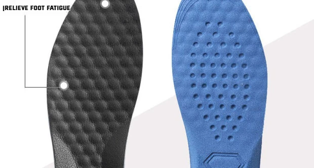 Premium Orthese Einlegesohle Leder Einlegesohlen für Plattfuß Bogen Unterstützung 3D ortho pä dische Einlegesohlen für Männer Frauen Ochsen Bein Laufs chuh Pad – Detail 7