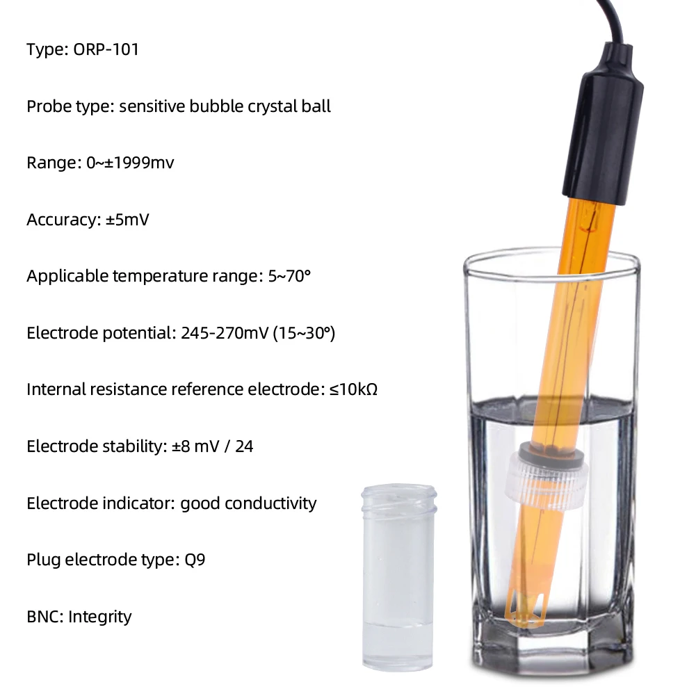 ORP Replacement Probe Aquarium Spa Pool Electrode Oxidation-Reduction Potential