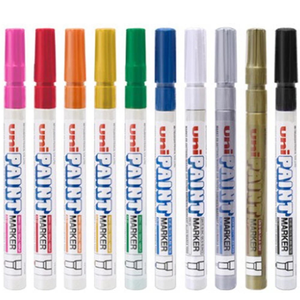 1PC Japan Uni Color Markers PX-21 Thickness Marker Pen Waterproof and Fade-resistant Graffiti Painting Supplies Stationery