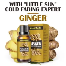 

30ML Natural Ginger Oil Lymphatic Drainage Therapy Anti Aging Plant Essential Oil Promote Metabolism Full Body Slim Massage OiL