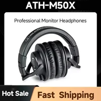 Audio Technica ATH M50X HIFI Earphones Professional Fully Enclosed Monitoring Headphones Foldable Music Game Headset 1
