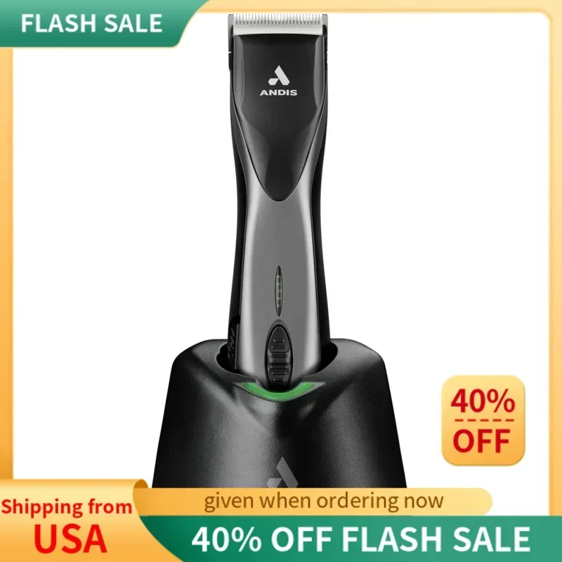 QWAndis 79160 Supra ZR II Cordless Rejected Hair & Beard Trimmer,Detachable Blade Clipper,Lithium-Ion Powerful Battery,Blac