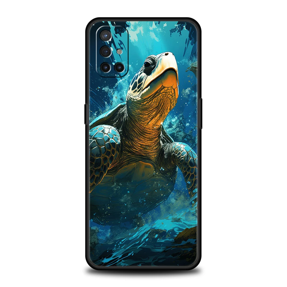 Cartoon Turtle Handy hülle für oneplus 11 10t nord n100 n10 10 7 8 9 9r 7t 8t n200 ce 2 9rt pro 5g Silikon hülle Shell Capas Tasche – Detail 7