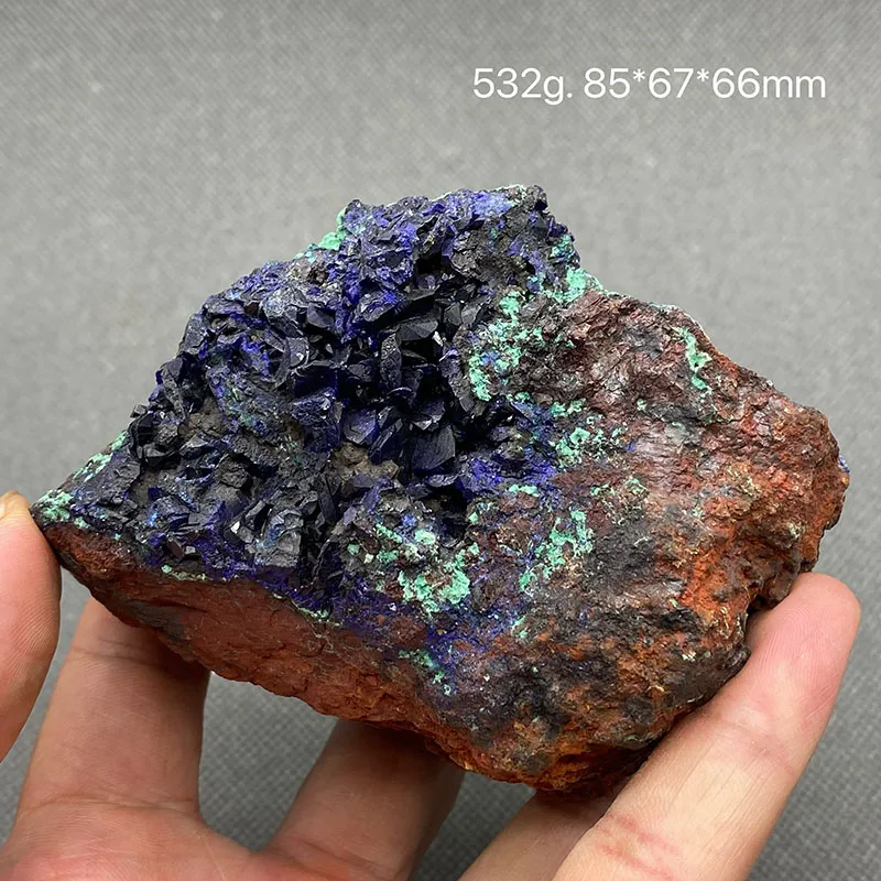 100% Natural beautiful Azurite and Malachite symbiotic mineral specimen crystal Stones and crystals Healing crystal