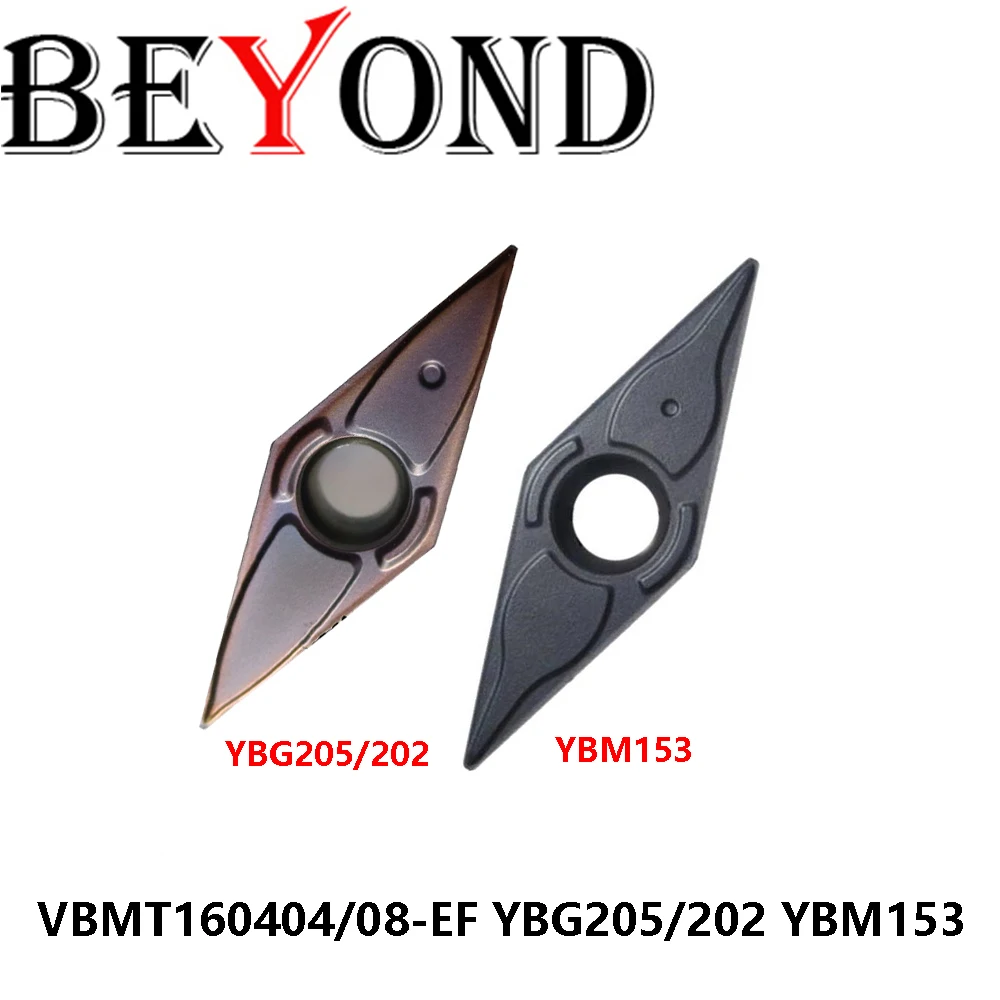 

Original VBMT160404-EF VBMT160408-EF YBG205 YBG202 YBM153 Cutter Carbide Inserts Turning CNC Tools BEYOND VBMT160404 Machine