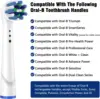 Replacement Brush Heads CrossAction Multi Angle Spare Dental Nozzles for Oral B Braun Electric Toothbrush D12/D16/DB4010/DB4510 2