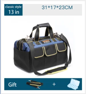 Tool Bag Electrician Tools Carpentry Hardware Repair Portable Storage Organizers Box Work Spanner Toolbox Kitbag Big Toolkit tool chest for sale Tool Storage Items