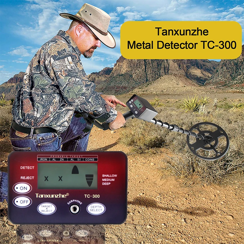 High Sensitivity Metal Detector IP68 Waterproof Treasure Search Detector pointer Profesional Pinpointing Underground Gold Iron