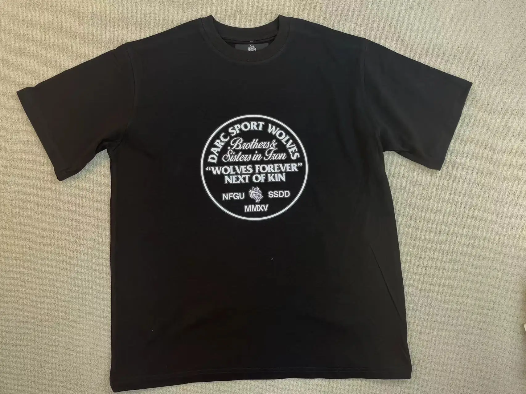 DARC SPORT Shirt UNION PREMIUM TEE IN WHITE Men Women High Quality DARC SPORT Shirt Digital Inkjet Printing Shirt