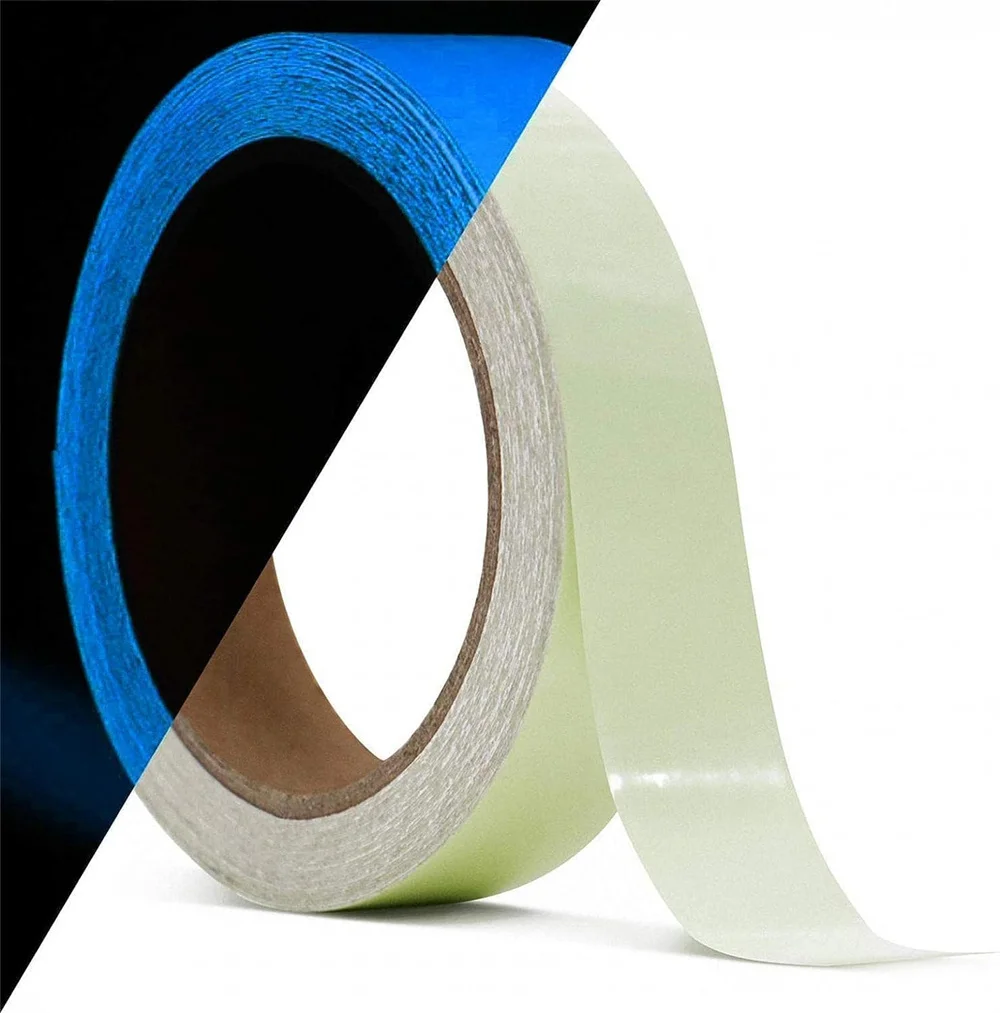 1cm/1.5cm/2cm/2.5cm/3cm/5cm*5m Glow in Dark Tapes Adhesive Safety Stickers Waterproof Photoluminescent Film Step Stairs