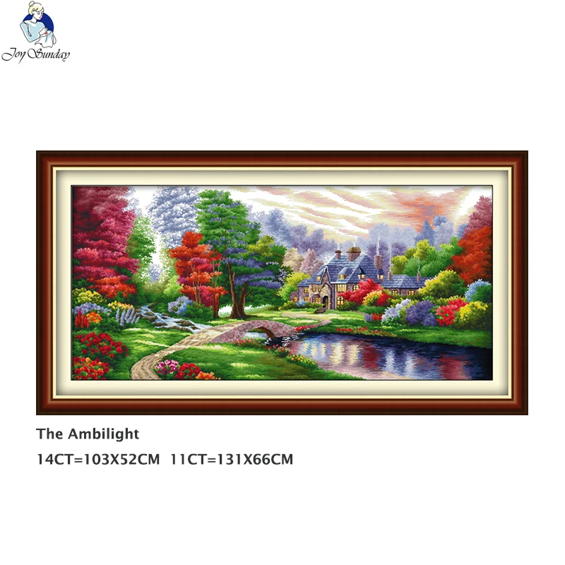 Counted Cross Stitch Kits Joy Sunday Christmas - Sunday Cross Stitch R308 3  14ct - Aliexpress