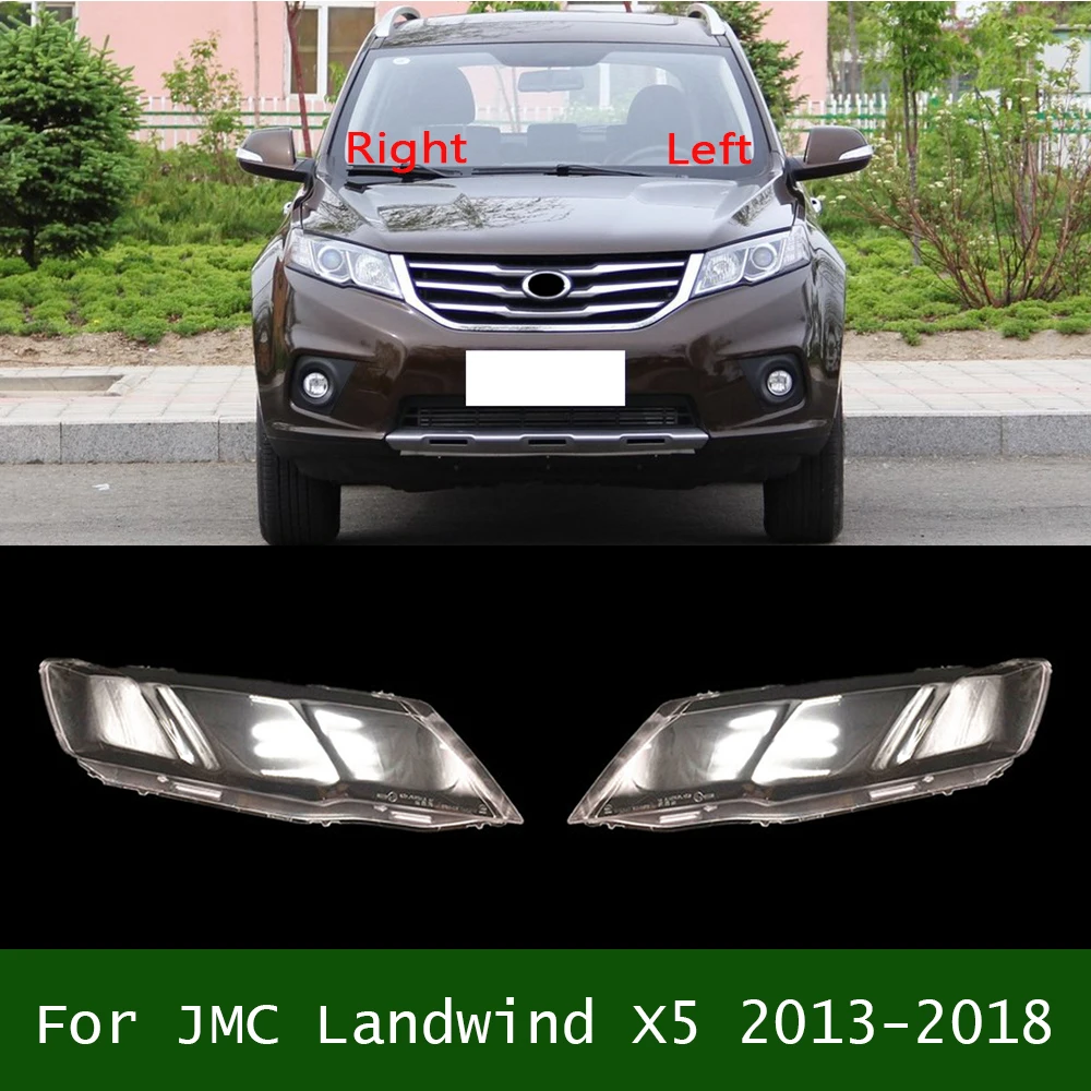 

Auto Head Lamp Light Case For JMC Landwind X5 2013-2018 Depan Lampu Depan Kaca Lampu Shell Penutup Transparan Penutup Lam