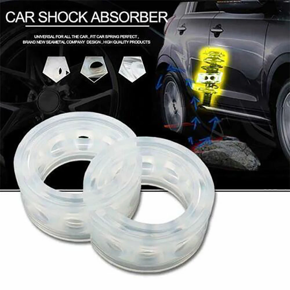 

2pcs Car Shock Absorber Buffers Spring Bumper Power Universal Auto Suspension F Type Springs Damper Cushion Buffer Pad Tools