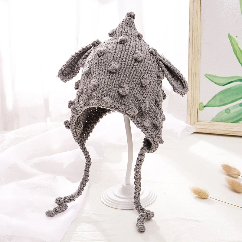 Winter Pom Hat Knit Warm Cap for Baby Boys Girls