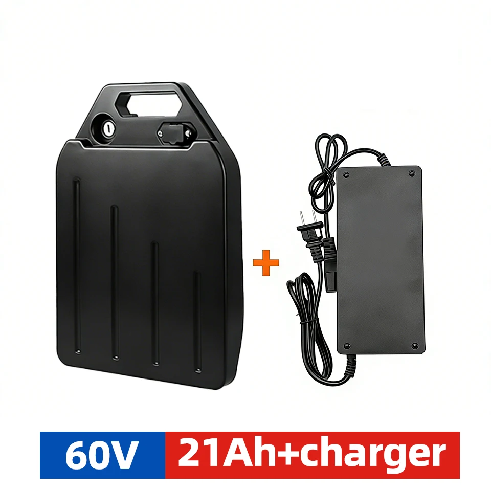 60V 12Ah-21Ah Waterproof Lithium Battery Pack BMS with Charger for Harley Cityc