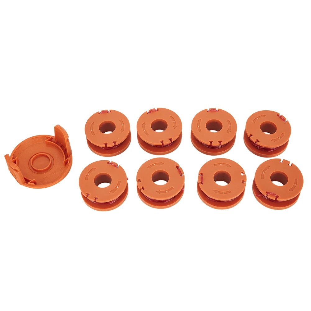 

8+1PCS Trimmer Spool Line For Worx WG154 WG163 WG180 WG175 WG155 WG151 WG160 8+1PCS Trimmer Spool Line For Worx WG154 WG163 WG18