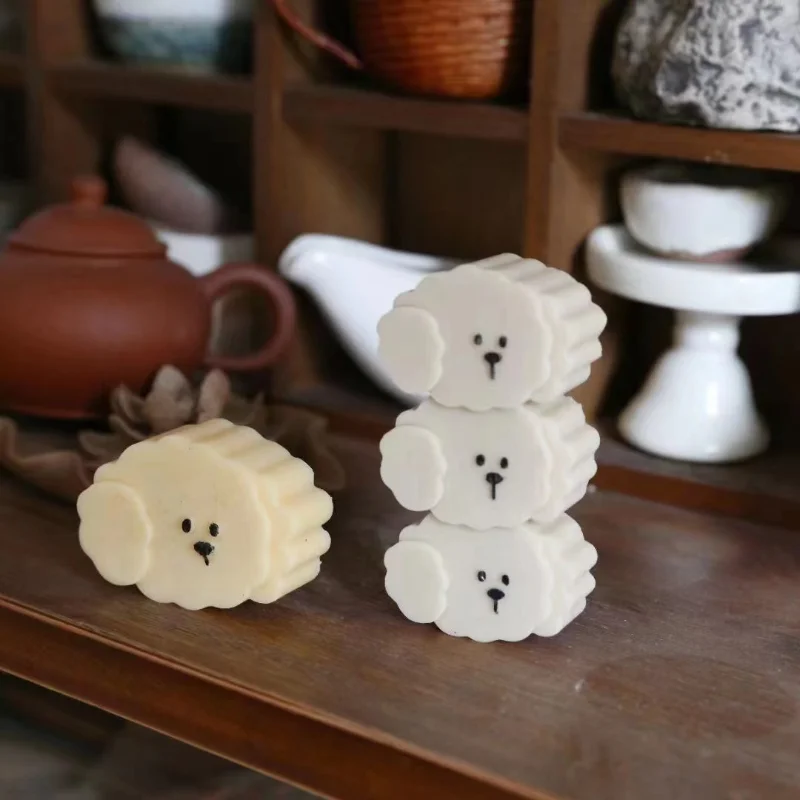푸들 개 고양이 양초 실리콘 몰드 DIY 동물 양초 만들기 비누 몰드 선물 공예 홈 장식 수제 양초 만들기