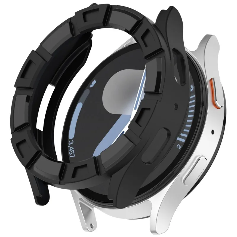 Soft TPU hollow case for Samsung Galaxy Watch 7 44mm 40mm silicone protective bumper accessories
