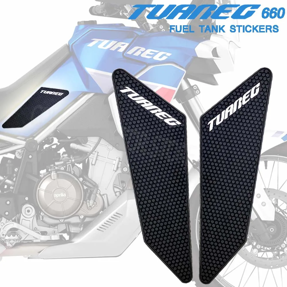 

Motorcycle Non-slip Side Fuel Tank Stickers Waterproof Pad Rubber Sticker For Aprilia TUAREG 660 TUAREG660 2022