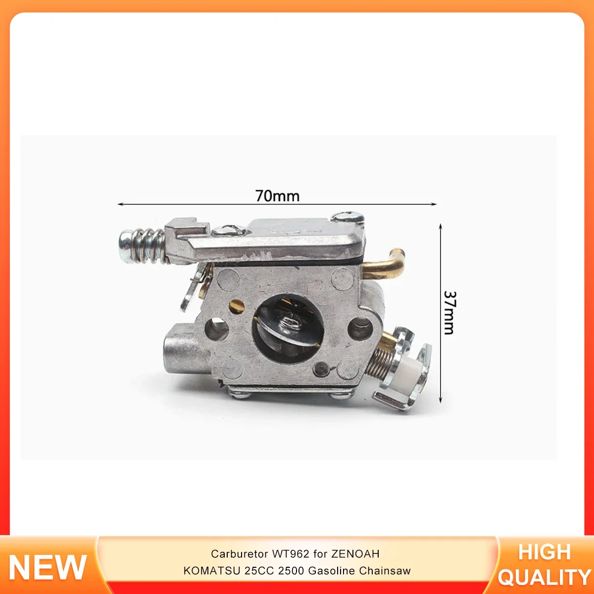 5 pz tubo carburatore a pressione negativa per cinese 25CC 2500 25.4cc GGP Zenoah Komatsu G2500