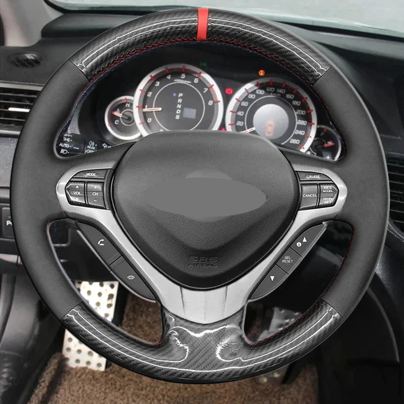 Coprivolante Intrecciato In Pelle Microfibra Per Honda Accord Euro 2008-2015 Acura Tsx Sport Wagon 2009-2014 Acura Ilx 2013