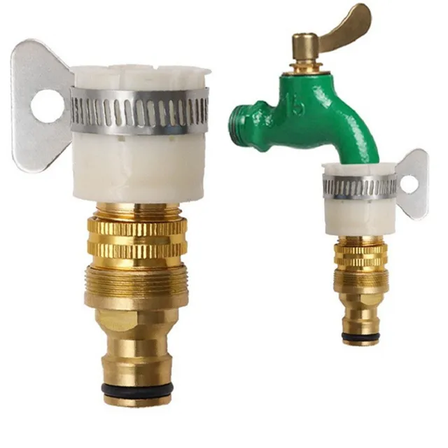 Univerzális Konyhai Tömlő Adapter Fém Csaptelepcsatlakozó Keverő Csőcsövek Illesztő Kerti Öntözős Szerszámok - Image 6