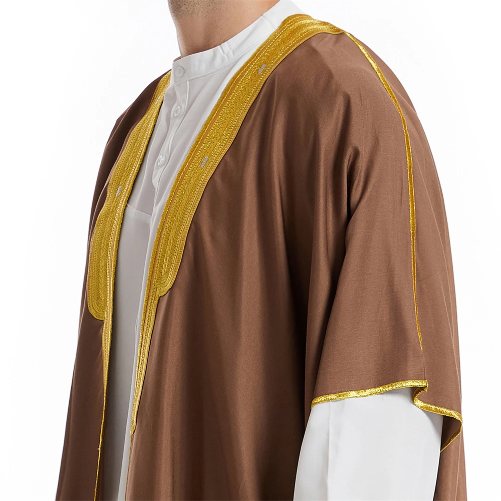 Kimono Muslim Mens Saudi Abaya Islam Arabia Dresses Turkey Thobe Jubba Traditional Dubai Bachelor Kaftan Clothing Caftan Abayas
