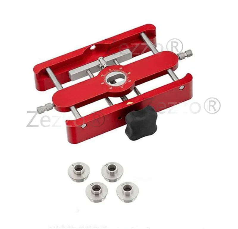 

2 in 1 Punch Locator Doweling Jig Connector Fastener All Metal Precision Mortising Jig Loose Tenon Joinery Jig Woodworking Tool