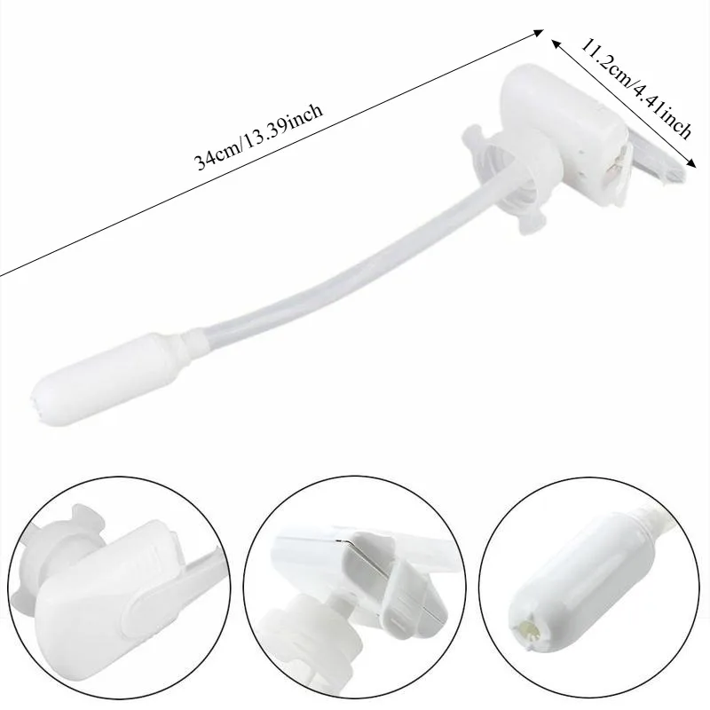 Pompa di aspirazione automatica per cannuccia Dispenser automatico per bevande con cannuccia per bevande Rubinetto magico Pompa per acqua a prova di fuoriuscite Dispenser fai da te - immagine 6